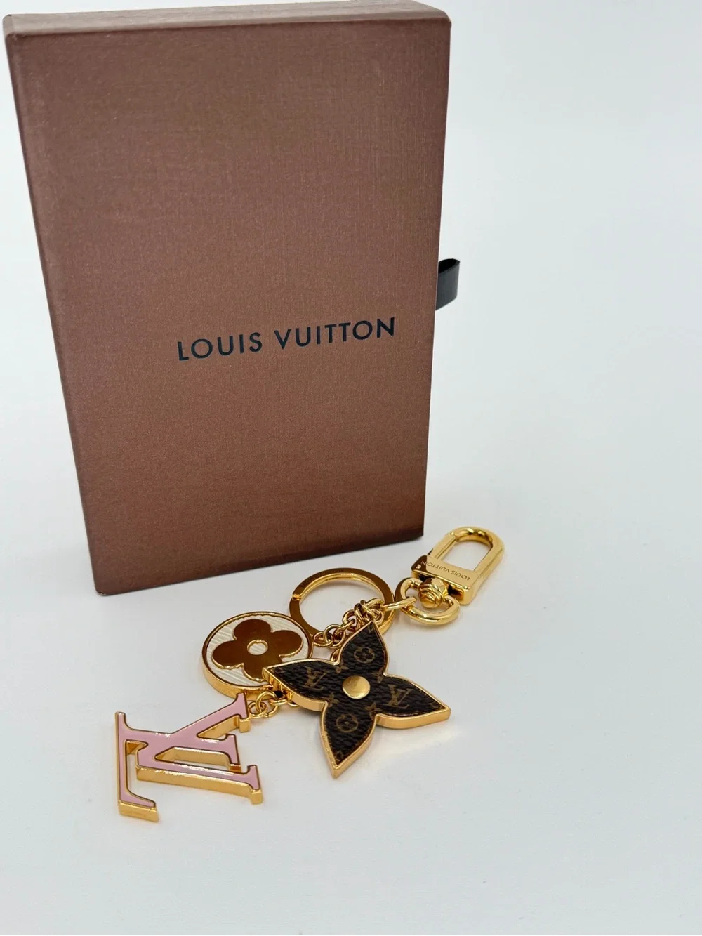 Authentic Louis Vuitton Spring Street Bag Charm w/Box and Authenticate First COA